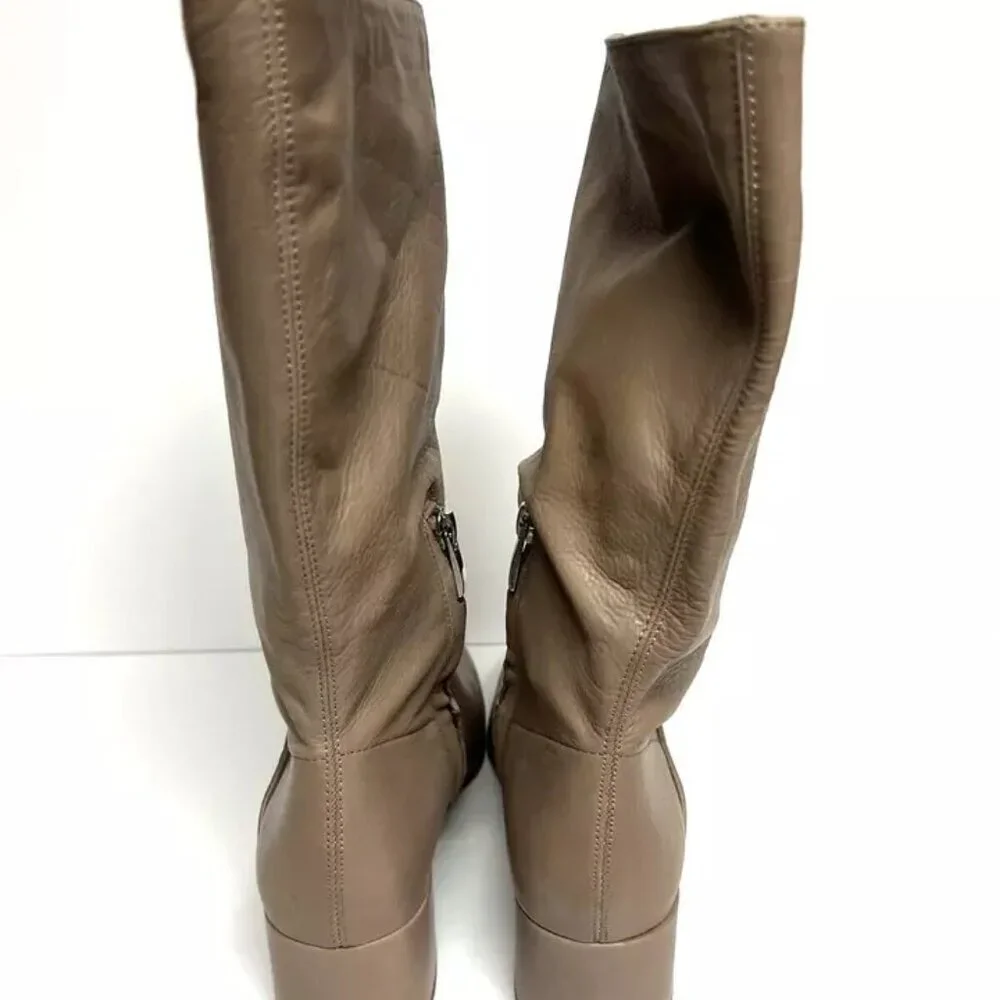 Franco Sarto Womens Jaxine Boot Beige Size 7.5 M